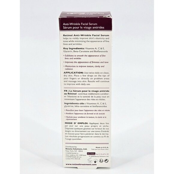 Retinol Firming and Toning Facial Serum with Vitamins A + C + E - Picture 9 of 11